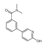 N,N-dimethyl-3-(6-oxo-1H-pyridin-3-yl)benzamide结构式