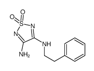 1,1-dioxo-3-N-(2-phenylethyl)-1,2,5-thiadiazole-3,4-diamine Structure