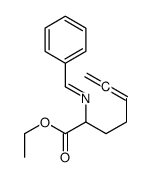 ethyl 2-(benzylideneamino)hepta-5,6-dienoate结构式