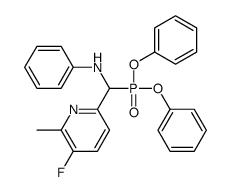 DIPHENYL ((5-FLUORO-6-METHYLPYRIDIN-2-YL)(PHENYLAMINO)METHYL)PHOSPHONATE picture