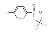 Benzenesulfonothioicacid, 4-chloro-, S-(trichloromethyl) ester Structure