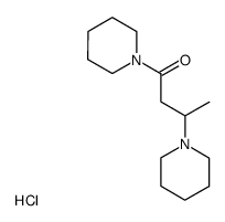 1-(3-piperidino-butyryl)-piperidine, hydrochloride Structure