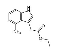 ethyl 4-aminoindole-3-acetate Structure