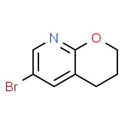 6-溴-3,4-二氢-2H-吡喃并[2,3-b]吡啶结构式