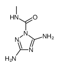 1H-1,2,4-Triazole-1-carboxamide,3,5-diamino-N-methyl-(9CI) Structure