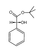 (R)-α-hydroxyphenylacetic acid tert-butyl ester结构式
