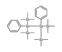 trimethyl-[phenyl-[phenyl-bis(trimethylsilyl)silyl]-trimethylsilylsilyl]silane结构式