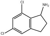 5,7-Dichloro-indan-1-ylamine结构式