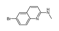 6-bromo-N-methylquinolin-2-amine Structure