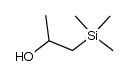 trimethylsilyl-2-hydroxypropane结构式