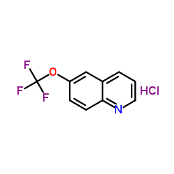 6-(三氟甲氧基)喹啉盐酸盐结构式