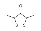 3,5-dimethyl-1,2-dithiolane-4-one Structure