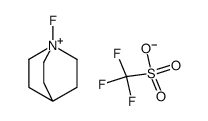 N-fluoro-quinuclidinium triflate结构式