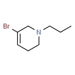 3-bromo-1-propyl-1,2,5,6-tetrahydropyridine structure