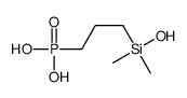 3-[hydroxy(dimethyl)silyl]propylphosphonic acid结构式