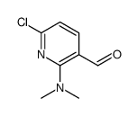 6-Chloro-2-(dimethylamino)nicotinaldehyde Structure