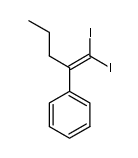 1-(1,1-diiodopent-1-en-2-yl)benzene Structure