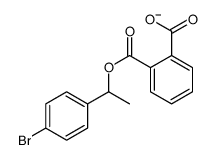 2-[1-(4-bromophenyl)ethoxycarbonyl]benzoate结构式