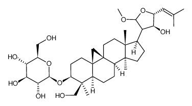 squarrogenin 2 3-O-β-D-glucopyranoside结构式