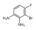 3-溴-4-氟-1,2-二氨基苯结构式