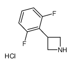 3-(2,6-difluorophenyl)azetidine,hydrochloride Structure