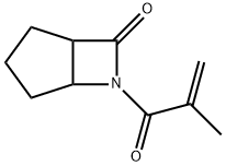 6-(2-Methyl-1-oxo-2-propen-1-yl)-6-azabicyclo[3.2.0]heptan-7-one structure