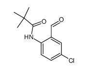N-(4-chloro-2-formylphenyl)-2,2-dimethylpropionamide Structure