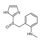 2-(1H-imidazol-2-ylsulfinylmethyl)-N-methylaniline Structure