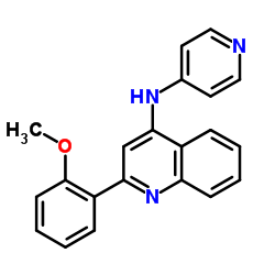 2-(2-Methoxyphenyl)-N-(4-pyridinyl)-4-quinolinamine Structure