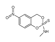 N-Methyl-6-nitro-4H-1,3,2-benzodioxaphosphorin-2-amine 2-sulfide 2-sulfide结构式