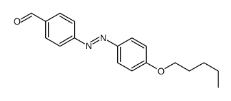 4-[(4-pentoxyphenyl)diazenyl]benzaldehyde Structure