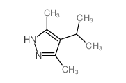 1H-Pyrazole,3,5-dimethyl-4-(1-methylethyl)- structure