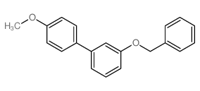1-(苄氧基)-3-(4-甲氧基苯基)苯结构式