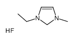 1-ethyl-3-methyl-1,2-dihydroimidazol-1-ium,fluoride结构式