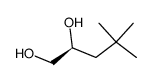 (2S)-4,4-dimethylpentane-1,2-diol结构式