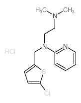 2-((5-Chloro-2-thenyl)(2-(dimethylamino)ethyl)amino)pyridine Structure