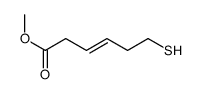 methyl 6-sulfanylhex-3-enoate Structure