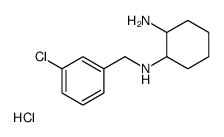 N-(3-Chloro-benzyl)-cyclohexane-1,2-diamine hydrochloride结构式