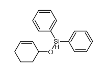 (cyclohex-2-en-1-yloxy)diphenylsilane Structure