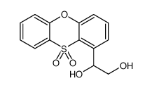 1-(10,10-dioxophenoxathiin-1-yl)ethane-1,2-diol Structure