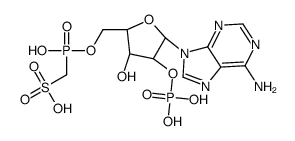 adenosine 2'-phosphate 5'-methylenephosphosulfate结构式