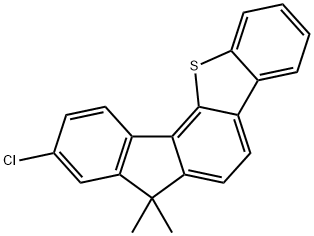 9-Chloro-7,7-Dimethyl-7H-Benzo[b]Fluorenone[3,4-d]Thiophene Structure
