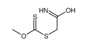 S-(2-Amino-2-oxoethyl) o-methyl dithiocarbonate structure