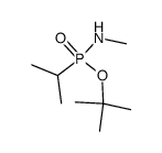 t-butyl P-isopropyl-N-methylphosphonamidate Structure