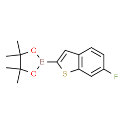 2-(6-fluorobenzo[b]thiophen-2-yl)-4,4,5,5-tetramethyl-1,3,2-dioxaborolane structure
