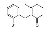 2-[(2-bromophenyl)methyl]-3-methylcyclohex-2-en-1-one结构式