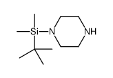 tert-butyl-dimethyl-piperazin-1-ylsilane结构式