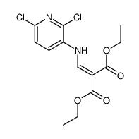 ethyl (2,6-dichloro-3-pyridyl)aminomethylenemalonate结构式