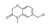 6-chloromethyl-4-methyl-3-oxo-2,3-dihydro-4H-1,4-benzoxazine Structure