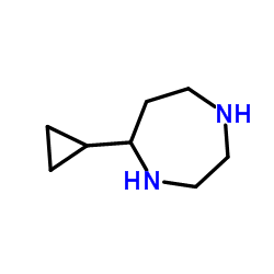 5-Cyclopropyl-1,4-diazepane Structure